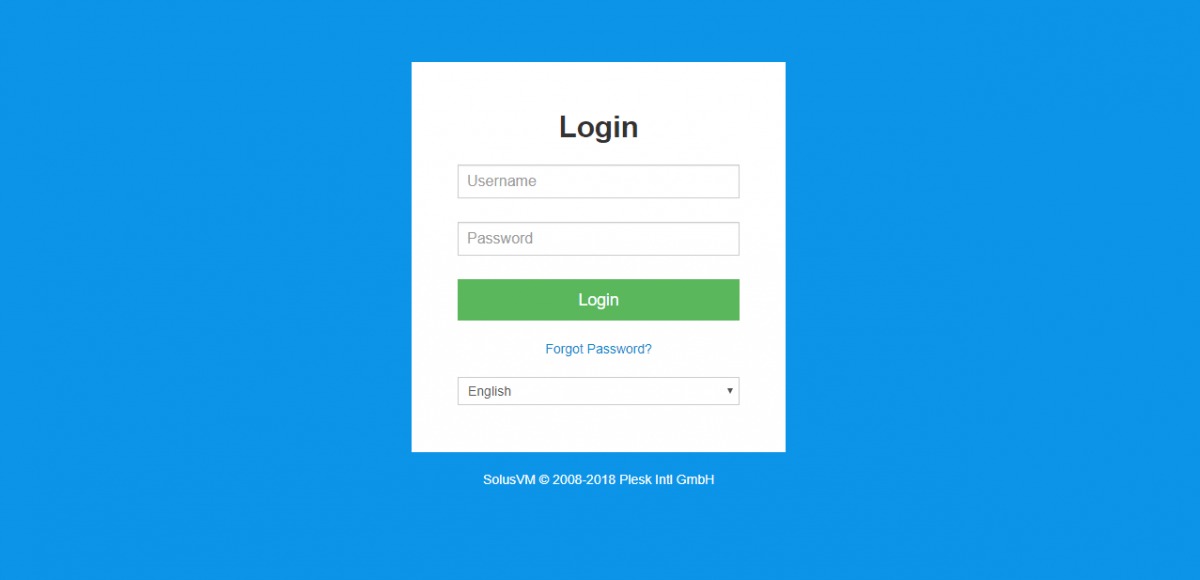 login solusvm